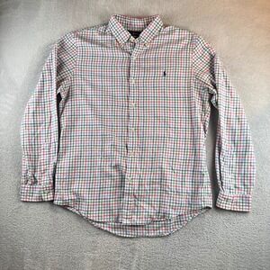 Polo Ralph Lauren Slim Fit Performance Flannel Shirt XL Tattersall Check Multi